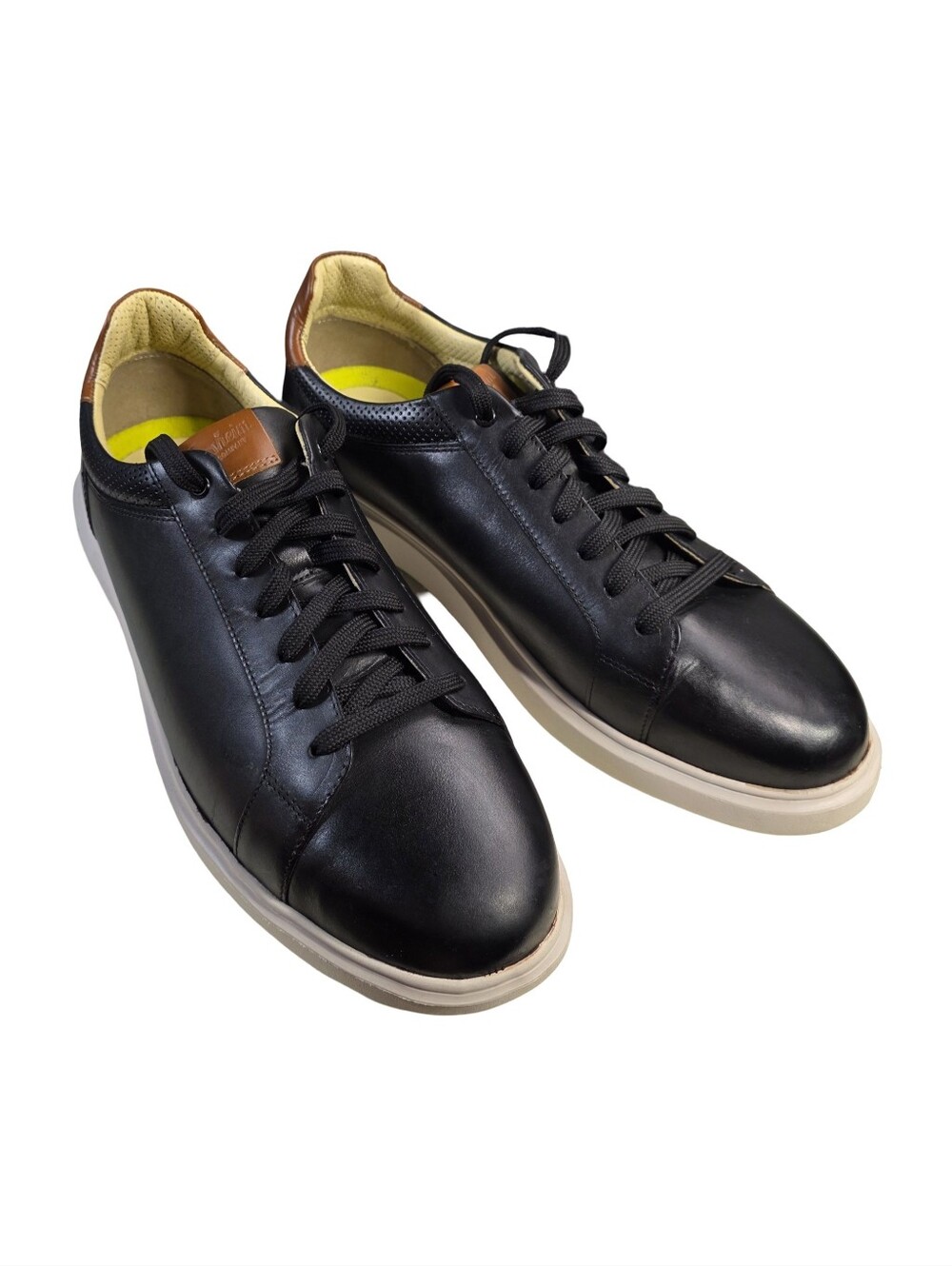 Florsheim Social 14427-111 Men’s Black Leather Dress Sneakers Size 14M